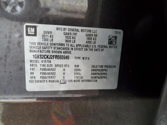 2015 GMC YUKON DENA - 1GKS2CKJ2FR565949
