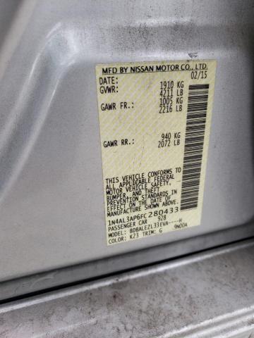 2015 NISSAN ALTIMA 2.5 - 1N4AL3AP6FC280433