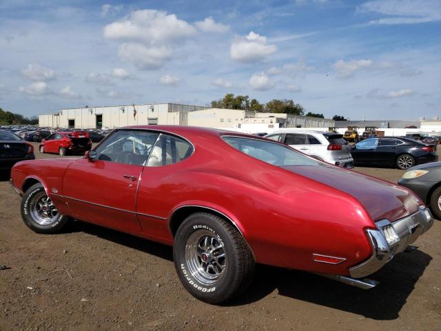 OLDSMOBILE CUTLASS 1972 maroon   3F87H2G120938 photo #3