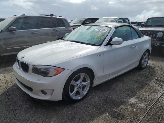 BMW 128 I 2013 white converti gas WBAUL7C56DVU09165 photo #1