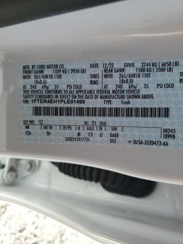 2023 FORD RANGER XL - 1FTER4EH1PLE01499