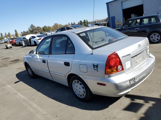 HYUNDAI ACCENT GL 2003 beige  gas KMHCG45CX3U488238 photo #3