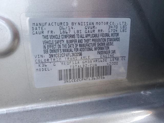 2015 NISSAN VERSA NOTE - 3N1CE2CP4FL363256