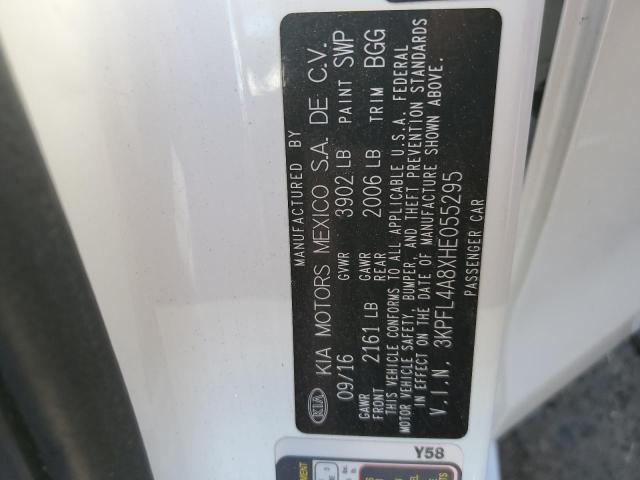 2017 KIA FORTE EX - 3KPFL4A8XHE055295