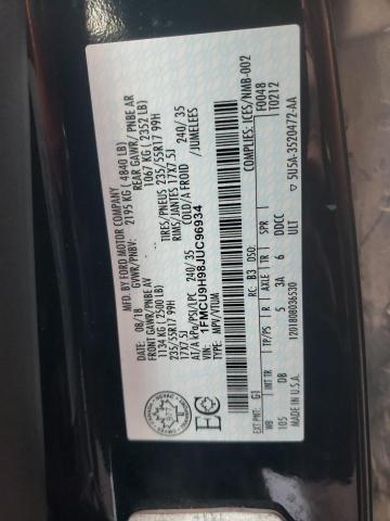2018 FORD ESCAPE SEL - 1FMCU9H98JUC96934