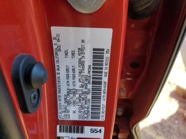 VIN 3TMDZ5BN7MM111242 2021 TOYOTA TACOMA no.12