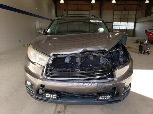 VIN 5TDJKRFH9ES007792 2014 Toyota Highlander, Xle no.5