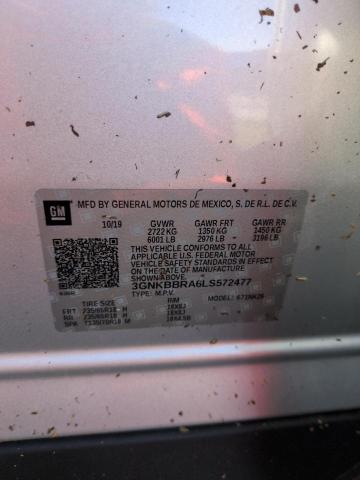2020 CHEVROLET BLAZER 1LT - 3GNKBBRA6LS572477