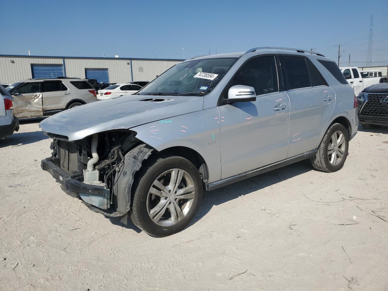 Lot #2969969979 2012 MERCEDES-BENZ ML 350 4MA