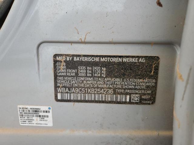 2019 BMW 530E - WBAJA9C51KB254236