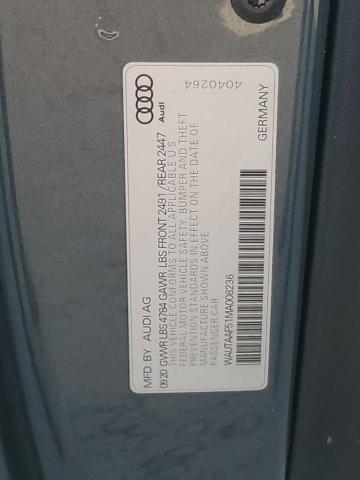 2021 AUDI A5 PREMIUM - WAUTAAF51MA008236