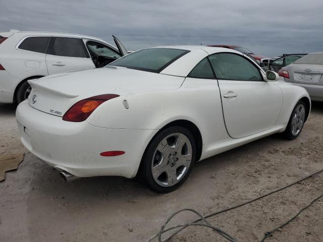 LEXUS SC 430 2004 white converti gas JTHFN48Y840058858 photo #4