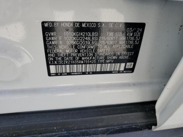 2024 HONDA HR-V LX - 3CZRZ1H35RM755425