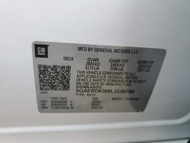 2020 BUICK ENCLAVE AV - 5GAERDKW9LJ139760