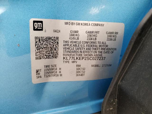 VIN KL77LKEP2SC027237 2025 CHEVROLET TRAX ACTIV no.13