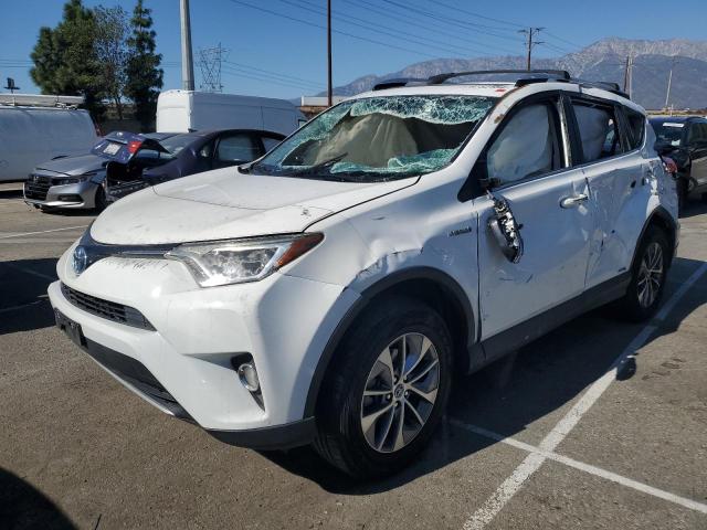 TOYOTA RAV4 HV XL 2016 white 4dr spor hybrid engine JTMRJREV8GD001896 photo #1