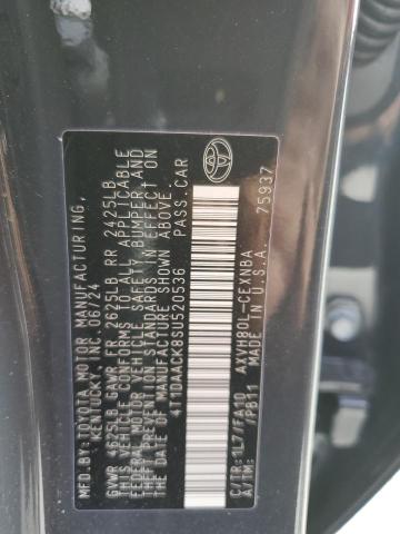 VIN 4T1DAACK8SU520536 2025 TOYOTA CAMRY no.12