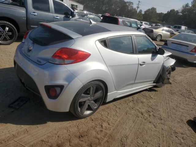 HYUNDAI VELOSTER T 2015 silver  gas KMHTC6AE8FU237138 photo #4