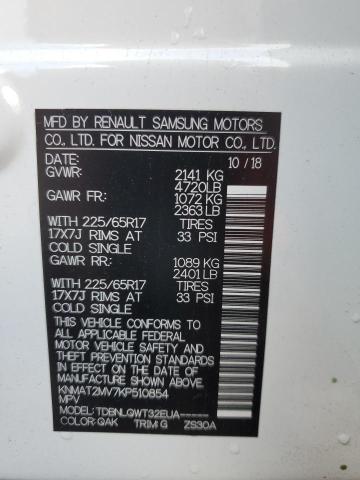2019 NISSAN ROGUE S - KNMAT2MV7KP510854