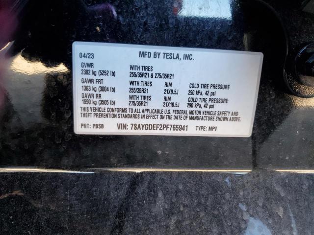 2023 TESLA MODEL Y - 7SAYGDEF2PF765941