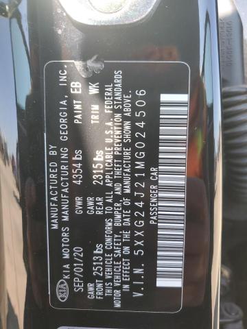2021 KIA K5 LX - 5XXG24J21MG024506