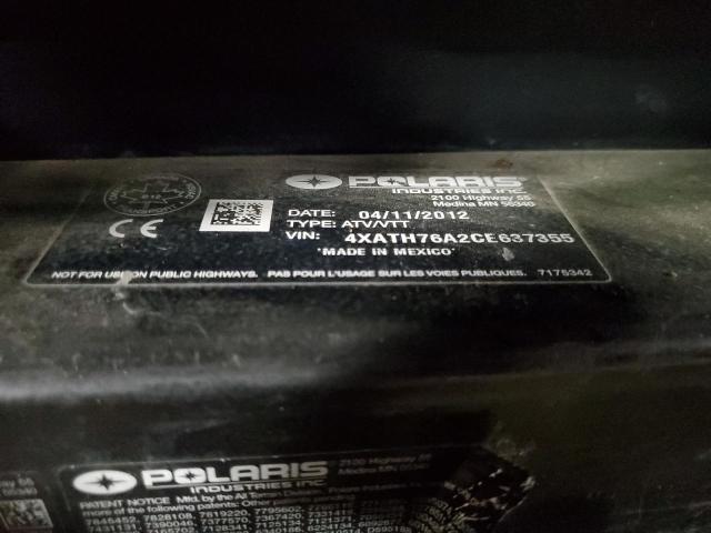 2012 POLARIS RANGER 800 - 4XATH76A2CE637355