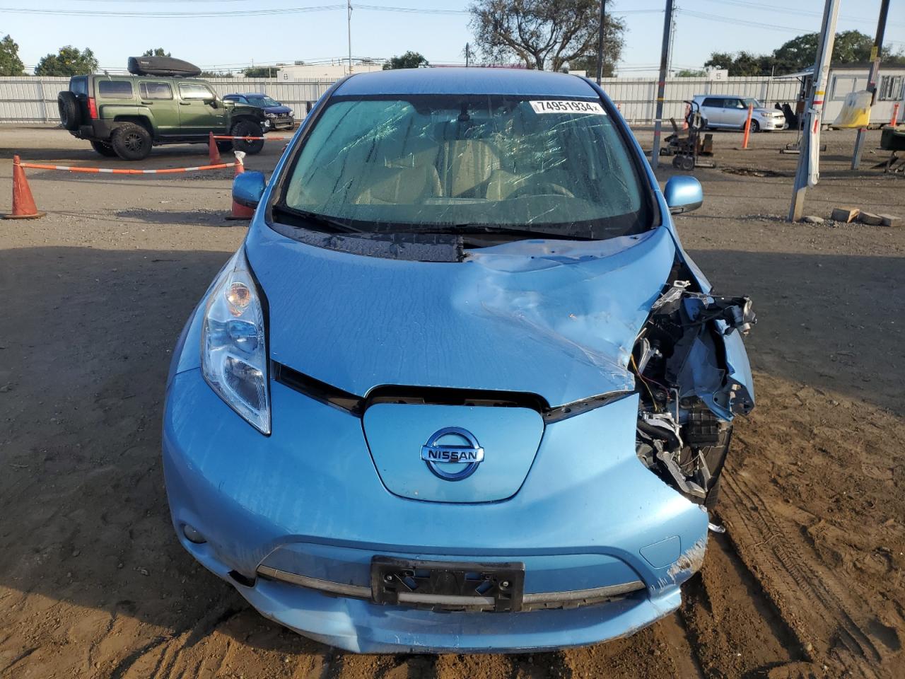 Lot #2890888618 2011 NISSAN LEAF SV