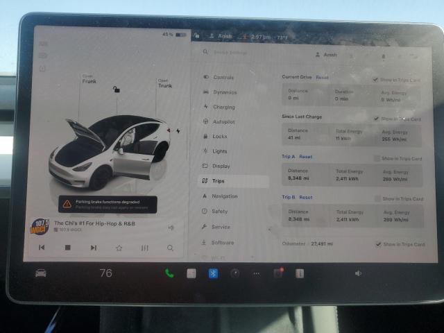 2022 TESLA MODEL Y - 7SAYGDEFXNF375585