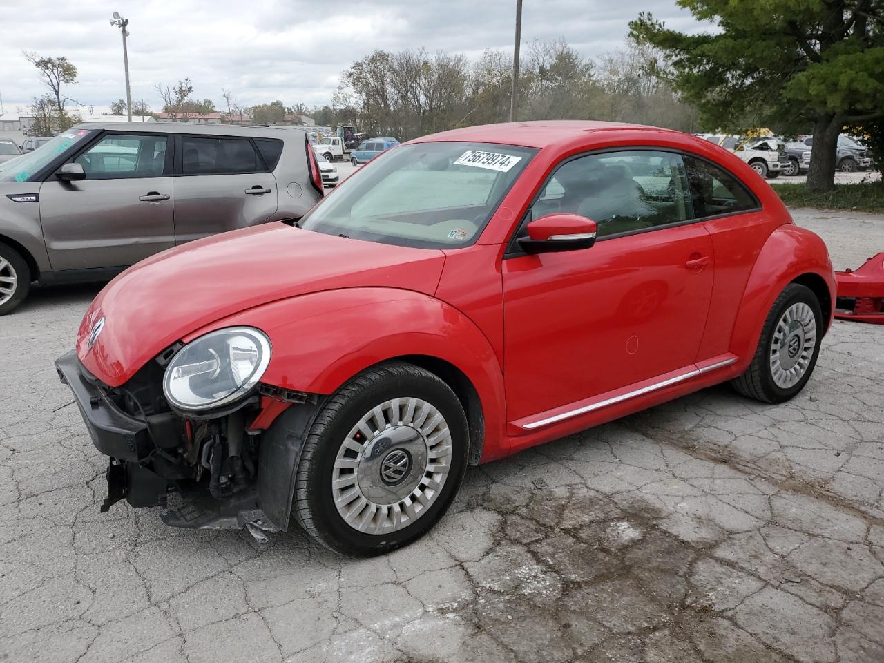 Lot #2935957795 2014 VOLKSWAGEN BEETLE