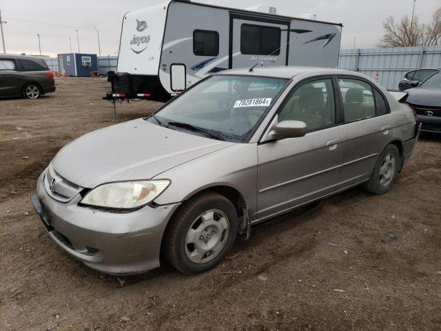 Global Auto Auctions: 2005 HONDA CIVIC