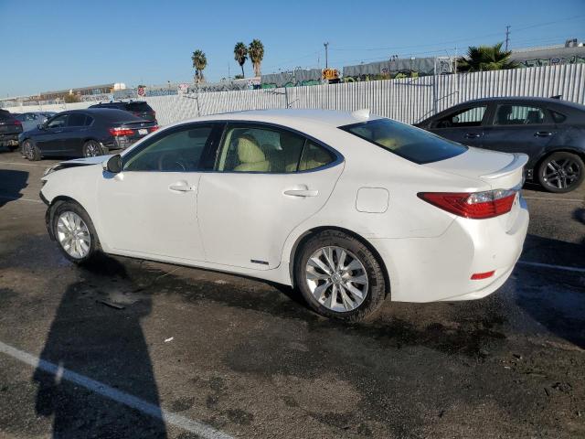 LEXUS ES 300H 2015 white  hybrid engine JTHBW1GG5F2085669 photo #3