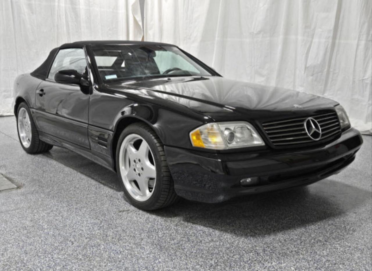 MERCEDES-BENZ SL 500 2002 black converti gas WDBFA68FX2F204564 photo #1