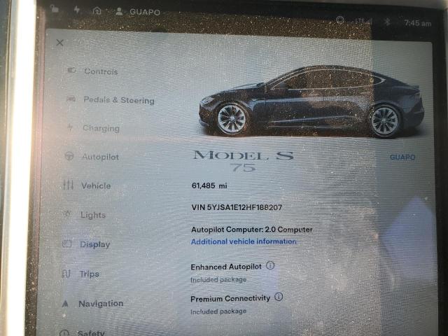 2017 TESLA MODEL S - 5YJSA1E12HF188207