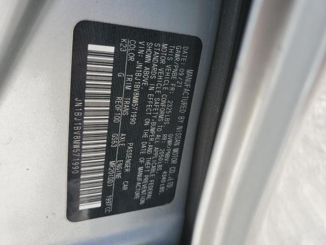 2021 NISSAN ROGUE SPOR - JN1BJ1BV8MW571990