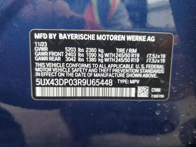 2024 BMW X3 5UX43DP03R9U65448