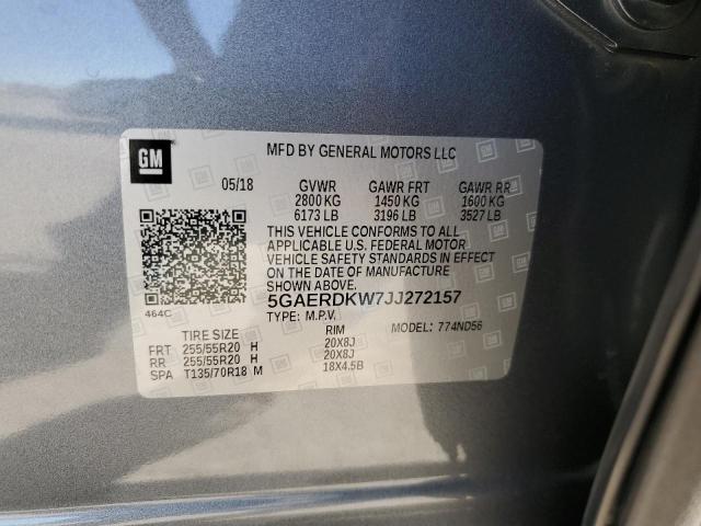 2018 BUICK ENCLAVE AV - 5GAERDKW7JJ272157