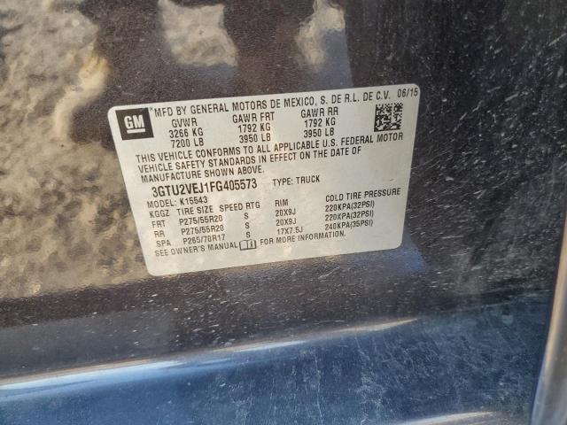 2015 GMC SIERRA K15 3GTU2VEJ1FG405573