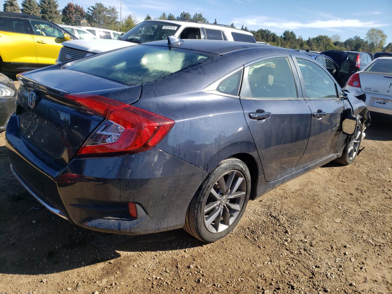 Lot #2928606719 2019 HONDA CIVIC EX