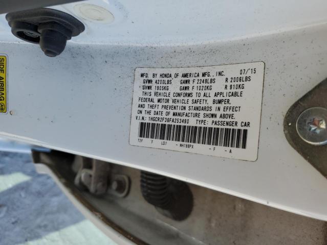 VIN 1HGCR2F36FA253490 2015 Honda Accord, LX no.12