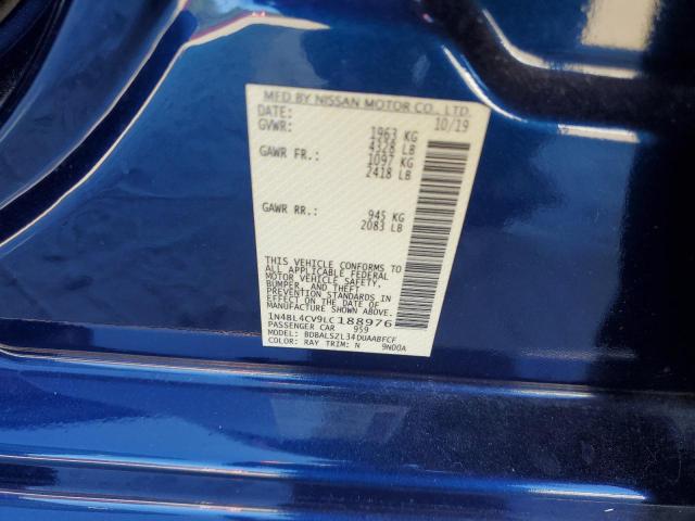 2020 NISSAN ALTIMA SR - 1N4BL4CV9LC188976