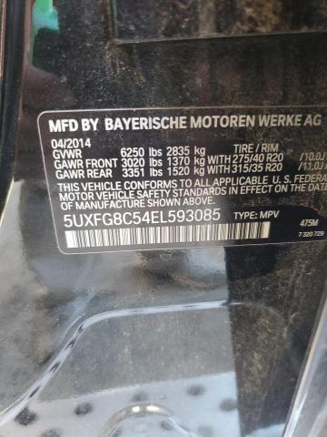 VIN 5UXFG8C54EL593085 2014 BMW X6 no.12