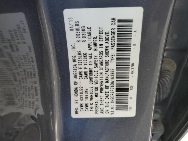 VIN 1HGCR2F76DA163966 2013 Honda Accord, EX no.12