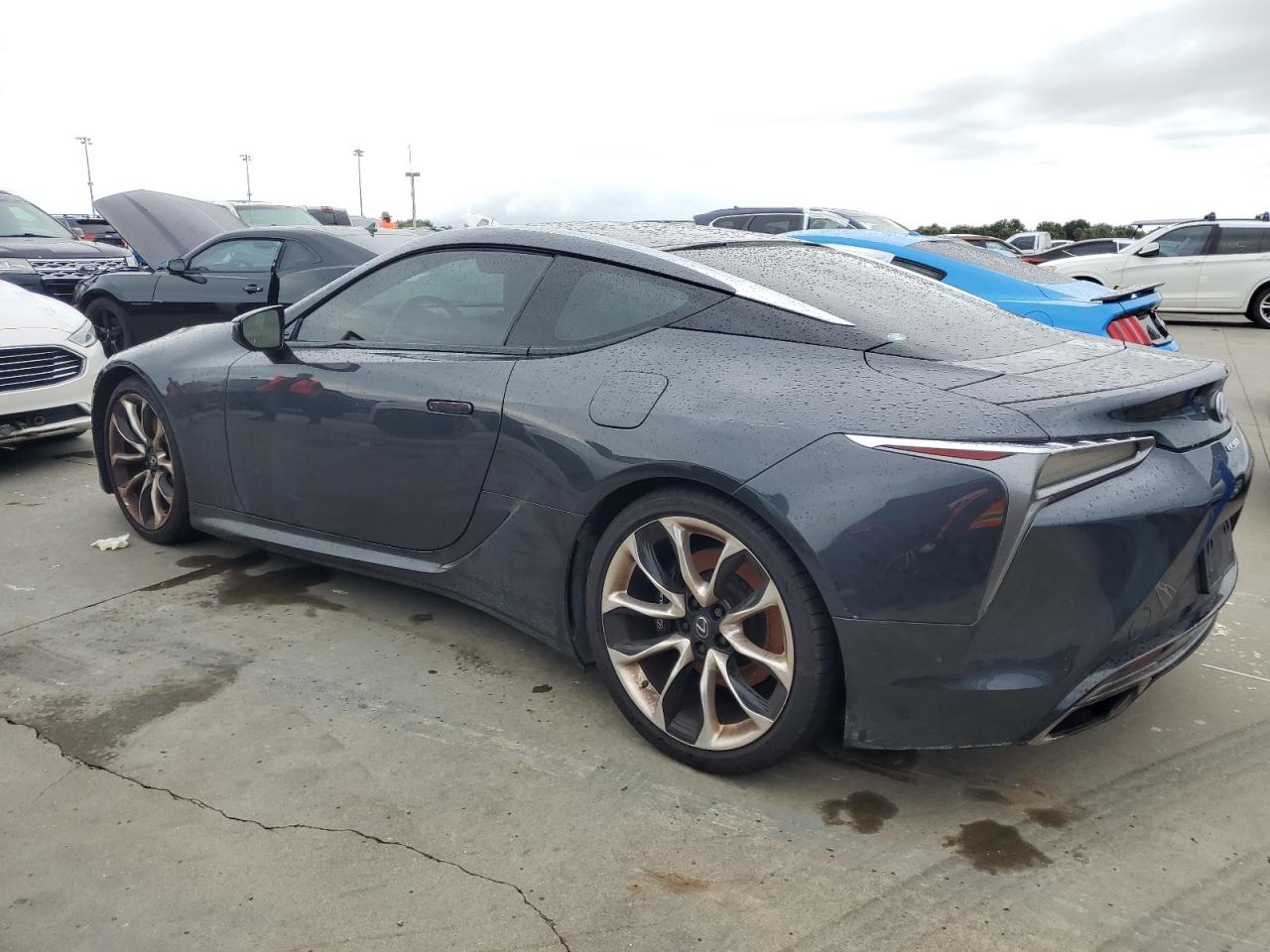 LEXUS LC 500 2018 black  gas JTHHP5AY1JA002253 photo #3