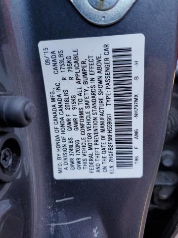 2015 HONDA CIVIC LX - 2HGFB2F58FH559661