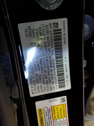 2024 HONDA CIVIC SPOR - 2HGFE2F51RH558797