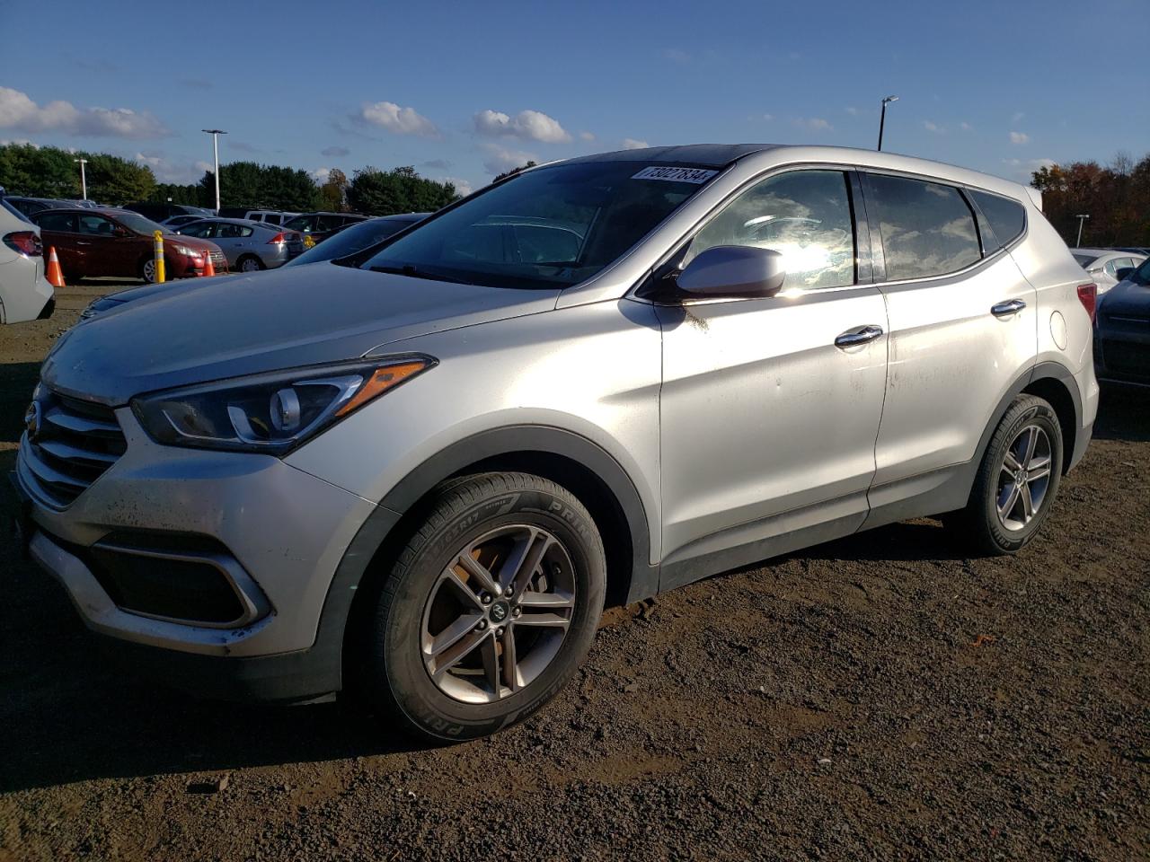 Lot #2925610504 2017 HYUNDAI SANTA FE S