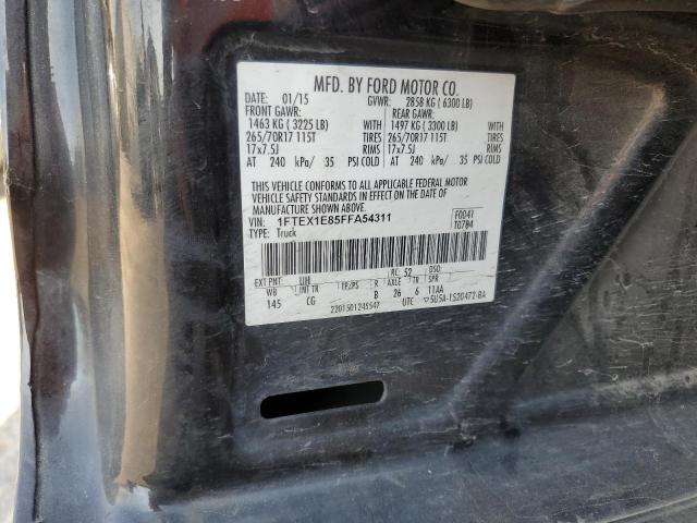 2015 FORD F150 SUPER - 1FTEX1E85FFA54311