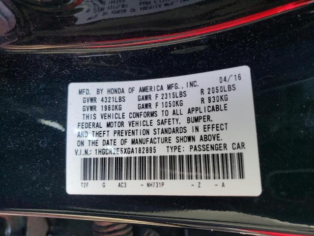2016 HONDA ACCORD SPO - 1HGCR2E5XGA182895