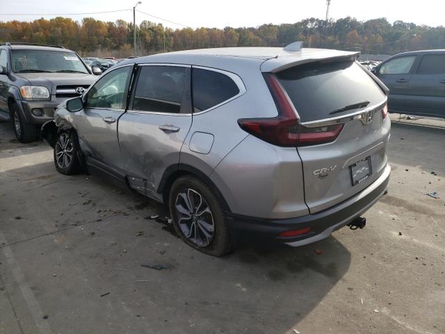 HONDA CR-V EXL 2021 silver  gas 5J6RW2H89ML025604 photo #3