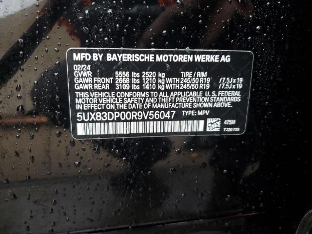 2024 BMW X3 M40I 5UX83DP00R9V56047